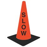 Lettered Traffic Cones - Slow